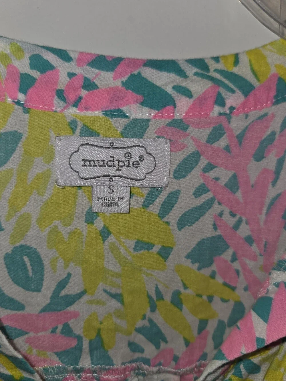 Mudpie Tropical Beach Pool Swim Coverup